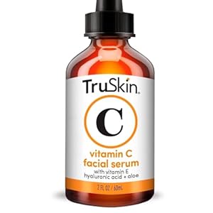 TruSkin Vitamin C Serum For Face – Anti Aging Formula with Vitamin C, Hyaluronic Acid, Vitamin E – Brightening Serum – Improve Appearance of Dark Spots, Tone, Fine Lines & Wrinkles, 2 Fl Oz