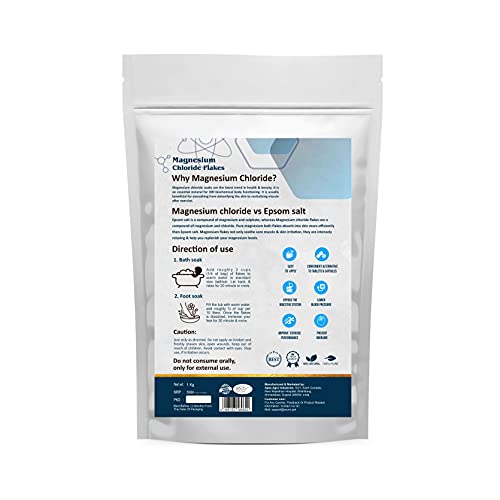 Acorn Natural Bath Salt | Dead Sea Salt Magnesium Chloride Flakes for Foot and Body Soaks | Replenish Magnesium Levels | Relaxing & Rejuvenating Muscles & Joints | Pain Relief - Image 2