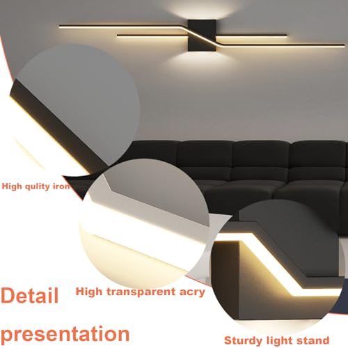 Aplique de pared interior para eliminar sombras en el pasillo con mando 4