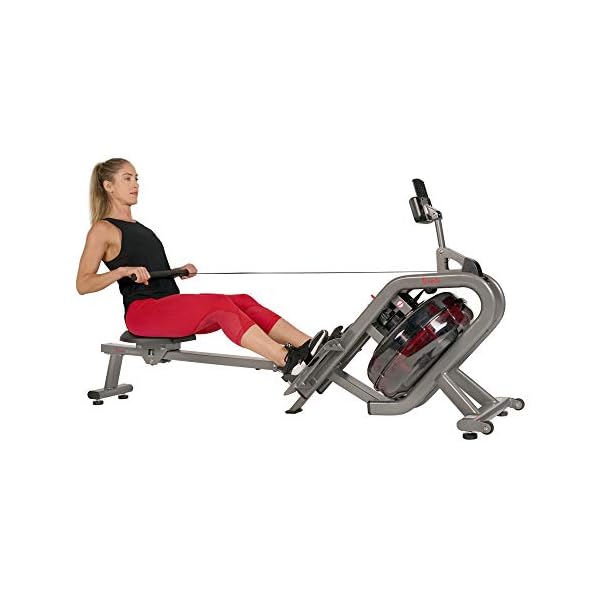 Sunny-Health-Fitness-Phantom-Hydro-Water-Rowing-Machine-SF-RW5910-Silver Sunny Health & Fitness Phantom Hydro Water Rowing Machine - SF-RW5910, Silver