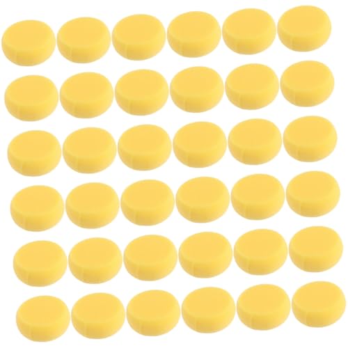 LRXIYODE 36 piezas Unidades Esponjas Faciales Redondas para Limpieza y Eliminación Maquillaje Almohadillas Suaves para Cuidado Diario Esponjas Multiuso y Ligeras