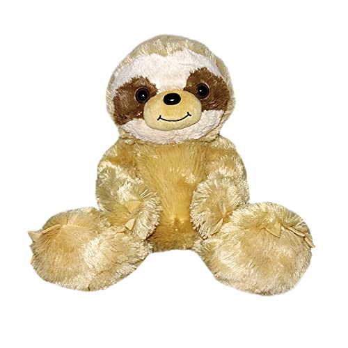 Bicho Preguiça de Pelucia Fofo Macio Animal Selvagem Fizzy Toys FD5026 Cappuccino