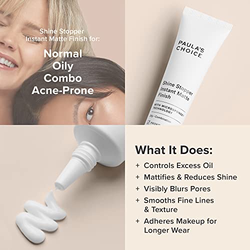 Paula's Choice Shine Stopper Instant Matte Finish Oil Control Primer, Pore Minimizer For Oily Skin, 1 Ounce #TOP2