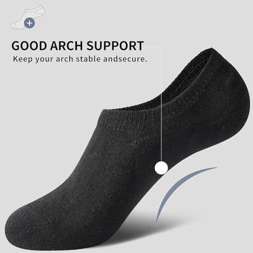 Image of 8-pack Socks for women,moisture wicking and sweat wicking,Cotton soft No-show socks