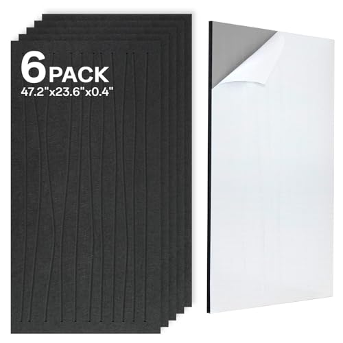Acoustic 6 Pack Sound Absorbing Wall Panels