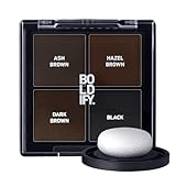 BOLDIFY Hairline Powder Color Sample Kit - Root Touch Up Hair Color for Gray Coverage - Bald Spot Concealing Hair Powder for Women & Men - 24-Hour Stain-Proof - Dark Browns + Black