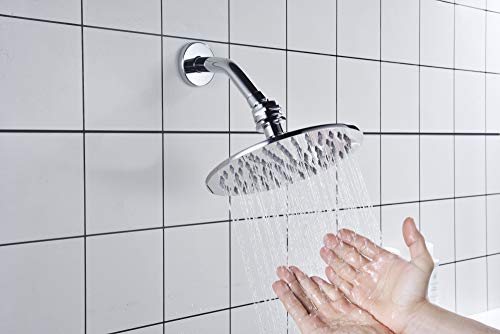 All Metal Shower Head Swivel Ball Adapter, Oil Rubbed Bronze | Adjustable Pivot Ball To Adjust Showerhead Angle | Universal Connector Joint Fits Fixed, Hand Held & Rain Shower Heads #TOP1