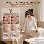 Red Light Therapy Mask for Face - FDA-Cleared 400-850nm LED Red & Near-Infrared Light for Skin Rejuvenation, 8 Skin Care Modes, Home Beauty Device, Relaxing Birthday Mother’s Day Gifts for Women - Image 2