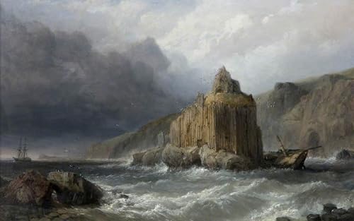 Tableau Toile Antrim Stack Rock pour décoration murale salon 60x90
