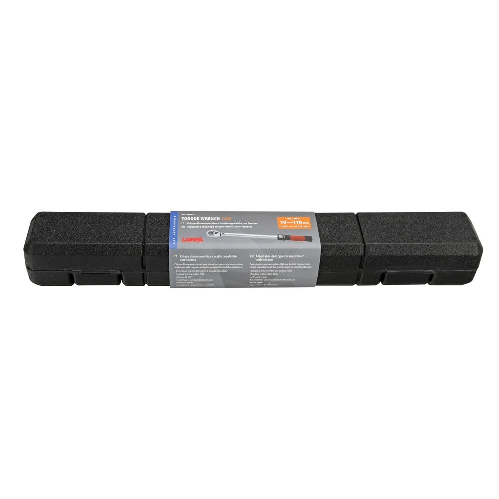 Lampa 65934 Chiave dinamometrica a scatto regolabile con scala graduata 1/2" - 10-110 Nm