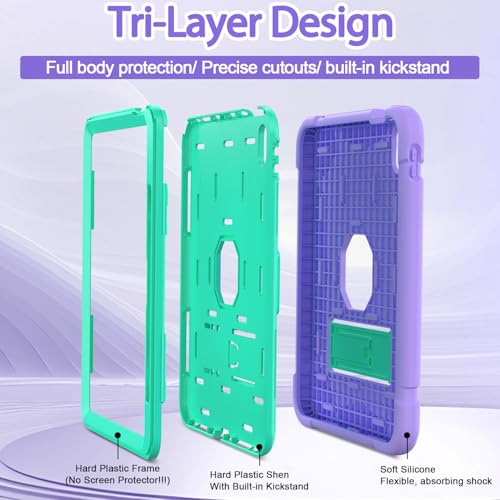 Coque iPad 11e génération antichoc 11 pouces 2025 étui robuste violet