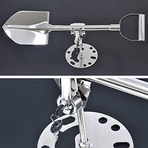 Amazon | HELIOS 汎用 ステンレス 背面タイヤスコップ 鍵付き 4WD Amazon | HELIOS 汎用 ステンレス 背面タイヤスコップ 鍵付き 4WD