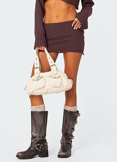 Women's Y2K Mini Skirts Solid Color Low Waist Pencil Skirts Stretchy Knitted Y2k Short Bodycon Skirts2