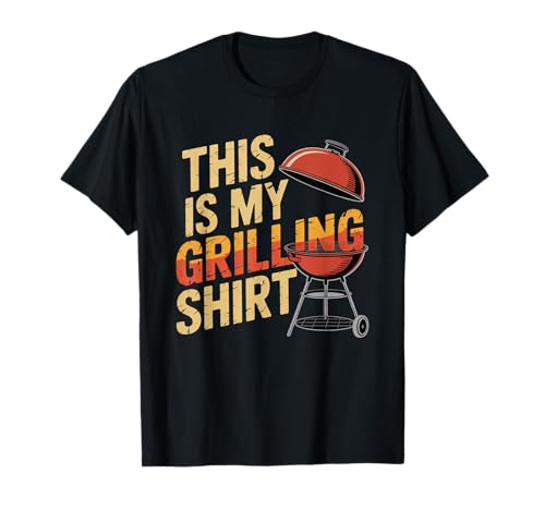 Arte grilletta divertente per uomini, donne, barbecue, Maglietta