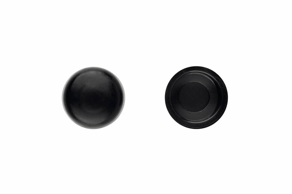 Tapones de PVC para tornillos DIN-7504-N y DIN-7981 Negro - MEDIDA: Ø 4,8 - Unid: 1000