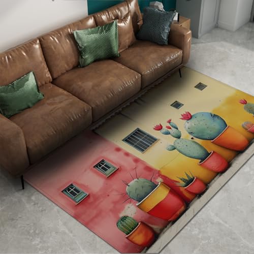 Tapis salon antidérapant lavable pour éviter les glissades