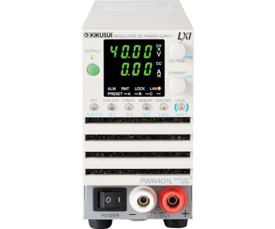 KIKUSUI 菊水電子工業 PWR-01 直流安定化電源 本体 コンパクト・ワイドレンジ直流電源 PWR-01シリーズ｜400Wタイプ - 菊水