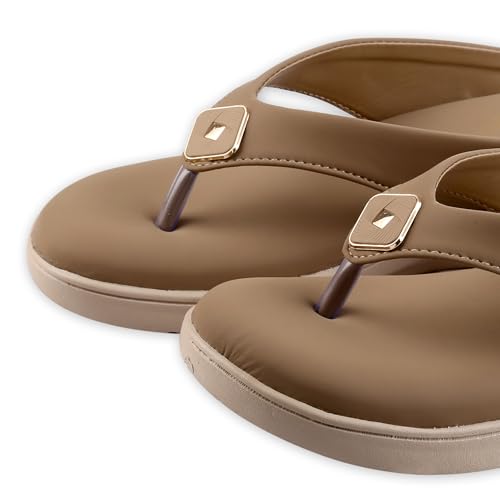 Image of ORTHO CLUB Women's Comfortable Wedge Sandals | Cushioned Sole, Slip-Resistant Design | Lightweight Women Sandal Footwear for Office & Casual Use | Sandal For Women