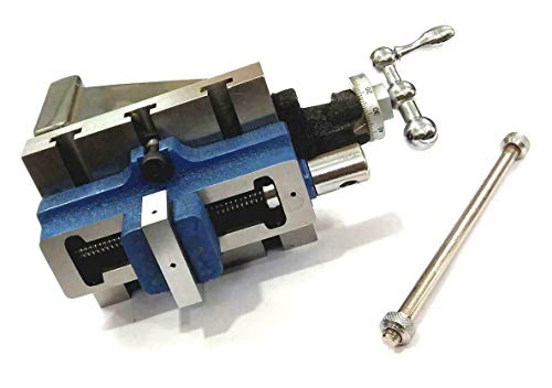 Glissière de fraisage verticale fixe 10x12,5cm avec étau à centrage automatique
