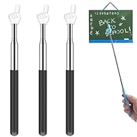 Retractable Teacher Pointer For Classroom Kids Reading, Dumero Extendable Finger Pointer Stick For School, Collapsible Finger Pointing Stick, Long - View #7