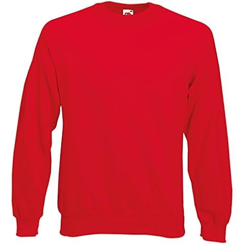 Fruit of the Loom Herren Classic 80/20 Raglan-Sweatshirt, Single Jersey Cover