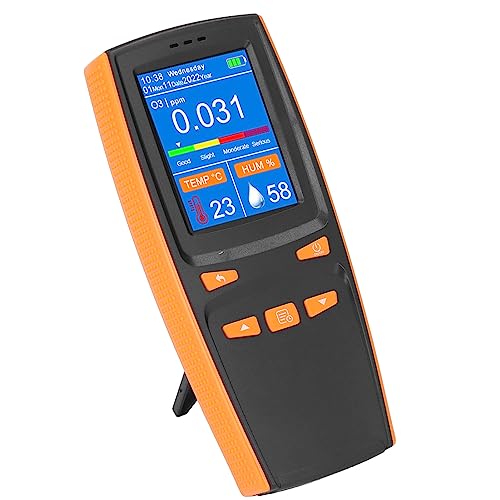 Detector de medidor de ozônio, monitor LCD de 2,8 polegadas, monitor portátil de poluição de qualida