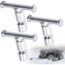 3 Pcs 2204829 Shear Pin and Plow Locking Pin Replacement for a Wide Range of Po-laris Plough Frames, Off-Road Models and More, Fits 2879103 2881286 2883255 Plow Frames