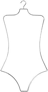 NAHANCO BFWC12 Ladies Wire Body Shape Swimwear/Bikini Hanger, Chrome (Pack of 12)