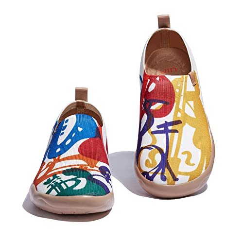 Image of UIN Women's Art Travel Shoes Slip On Casual Cozy Loafers Lightweight Comfort Fashion Sneaker Toledo Ⅰ
