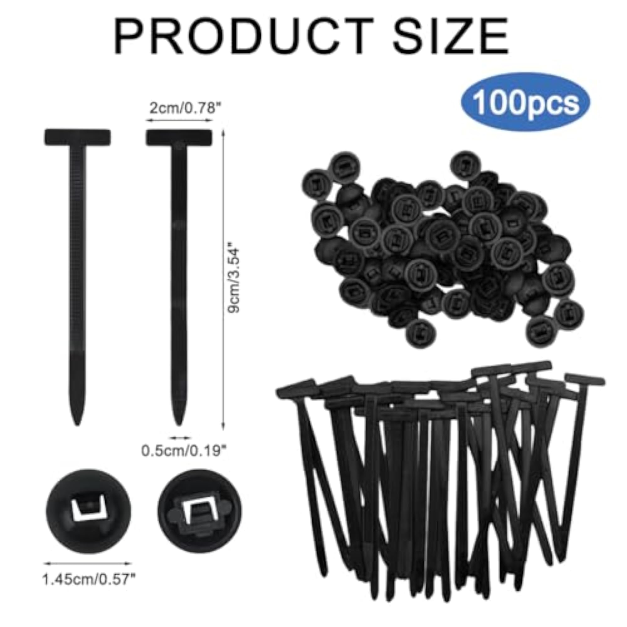 Self Locking Universal Cable Tie 100Pcs