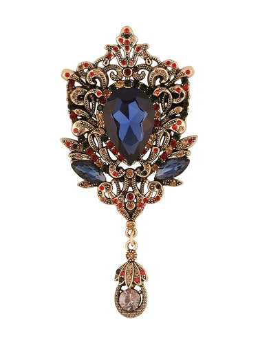 Image of MINACHI Vintage Victorian Design Queen's Cameo Antique Wedding Brooch Pin, Jewelry Gift for Women