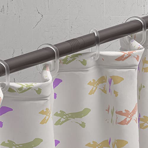 Smodbrodre Shower Curtain Rod - 32-80 Inch Brown Spring Tension Shower Curtain Rods For Bathroom With Shower Rod Holders, 1 Inch Stainless Steel Shower Curtain Rod No Drill, Non-Slip #TOP6