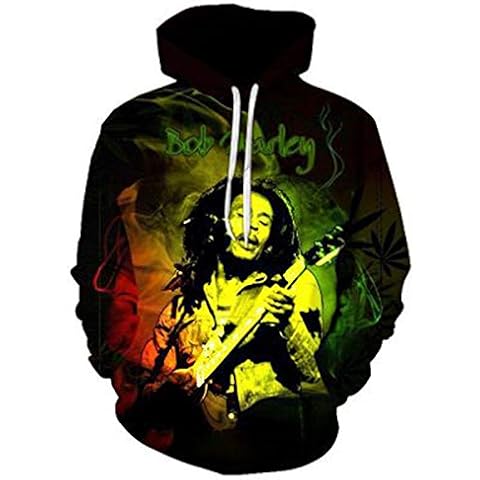 SLYZ Autumn and Winter Men's New Personality Fashion 3D Digital Printing Couple Hoodies Trendy Sweater Men's Tops Cover