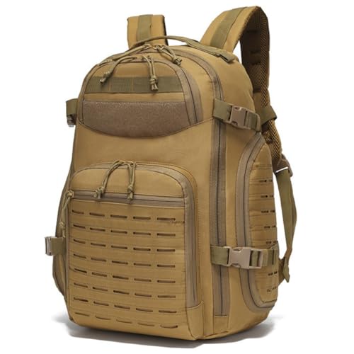 Mochila Militar Tatica Do Exército Bolsa Tatica Masculina (Bege)