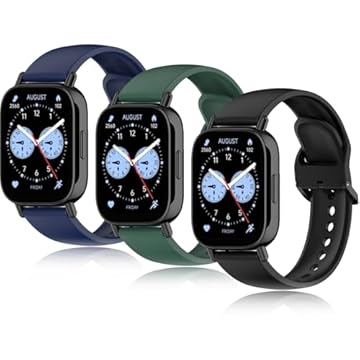 Z.DuDuZAZA Pulseiras para Xiaomi Redmi Watch 5 Lite/Redmi 5 Active, pacote com 3 pulseiras de substituição de silicone macio compatíveis com Xiaomi 5 Lite/Watch 5Active (embalagem colorida-A)