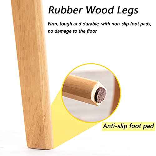 Tabourets de bar nordiques anti-taches avec assise déhoussable - 7