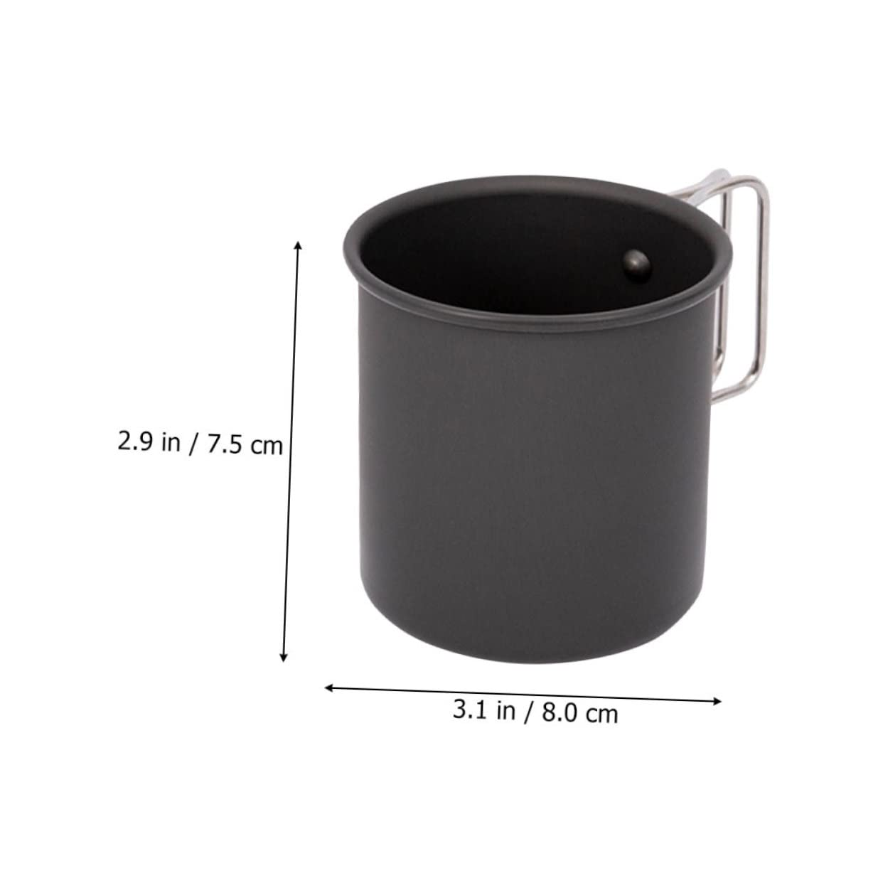 Yardwe 4pezzi Tazza Da Campeggio Portatile Per Bevande Calde e Fredde Bicchiere Per Attività Outdoor Per Picnic e Viaggi