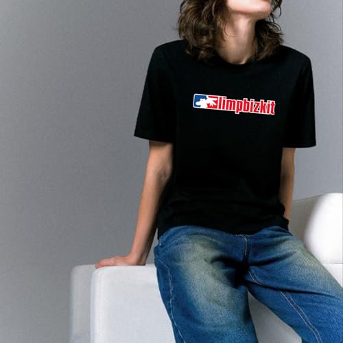 Men Limp Rock Bizkit Minimalist Style Tour 2024 Shirts Retro 90s Fun Y2K Desing Music Fan Unisex T Shirt2