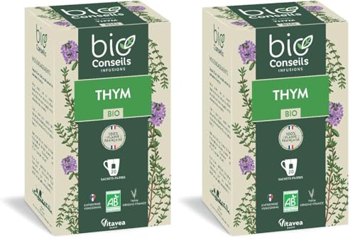 BioConseils - Infusion bio de Thym - 20 Sachets (Lot de 2)