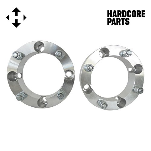 2Pc Atv Wheel Spacers 4" (2 Inch Per Side) For 4X156 Bolt Patterns, 12X1.5 Threads (Same Style Lug Nuts As Automotive Spacers) Polaris Ranger Rzr Xp 1000 Trail 900 Xc High Performance S Ranger Ace #TOP3