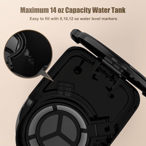 Image of Single Serve Coffee Maker, Programable Single-Serve Brewers, Timer Auto Start /Off, 14 Oz Single Cup Coffee Machine For Ground Coffee, 220V&700W Quick Brewing, Perfect Gifts for Coffee Lovers