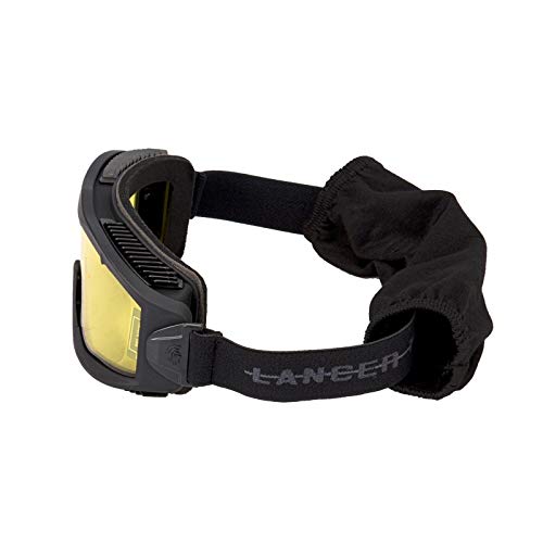 Lancer Tactical Aero Protective Black Airsoft Goggles Yellow Lens #TOP28