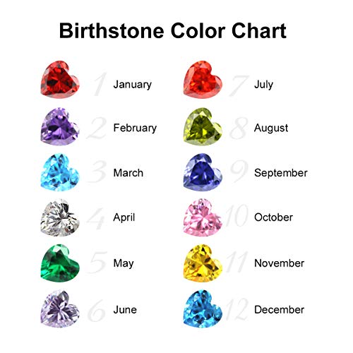 Dreamdecor Personalized Bangle Bracelet For Mom, Custom 1-5 Heart Charms Bracelet Engraved Name Bracelet Personalized Jewelry Gift For Christmas #TOP3