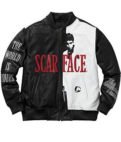 Men’s Al Pacino Tony Montana Scarface Leather Jacket | chamarra de scarface | scarface jacket for men