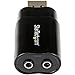 StarTech.com USB Sound Card - 3.5mm Audio Adapter - External Sound Card - Black - External Sound Card, TAA (ICUSBAUDIOB)