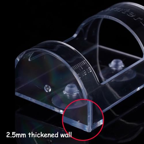 Image of Fish Feeder Oval Back Flat Automatic Feeders Reduced Filter Clogging Tank Suitable for All Kinds of Food Tank Accessories