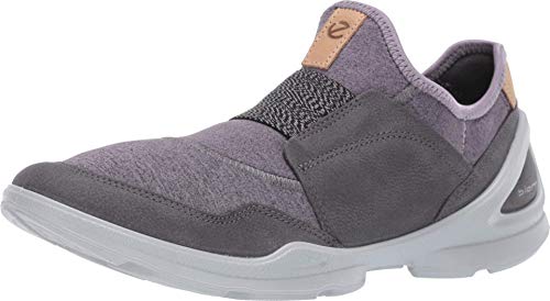 ECCO Women's Biom Street Strap Sneaker, Magnet/Light Purple, 5-5.5