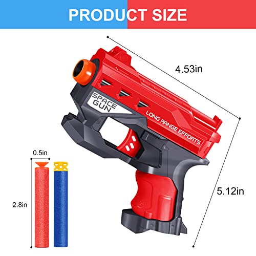 2 Pack Blaster Guns Boys Toy-with 60 Bullets &2 Wristbands, TiopLior Blaster Guns Toy Age for 4-9 Christmas Birthday Gifts &2 Safety Glasses/Face Masks for 6+ Year Old Kids Games Toys by TiopLior - Image 3