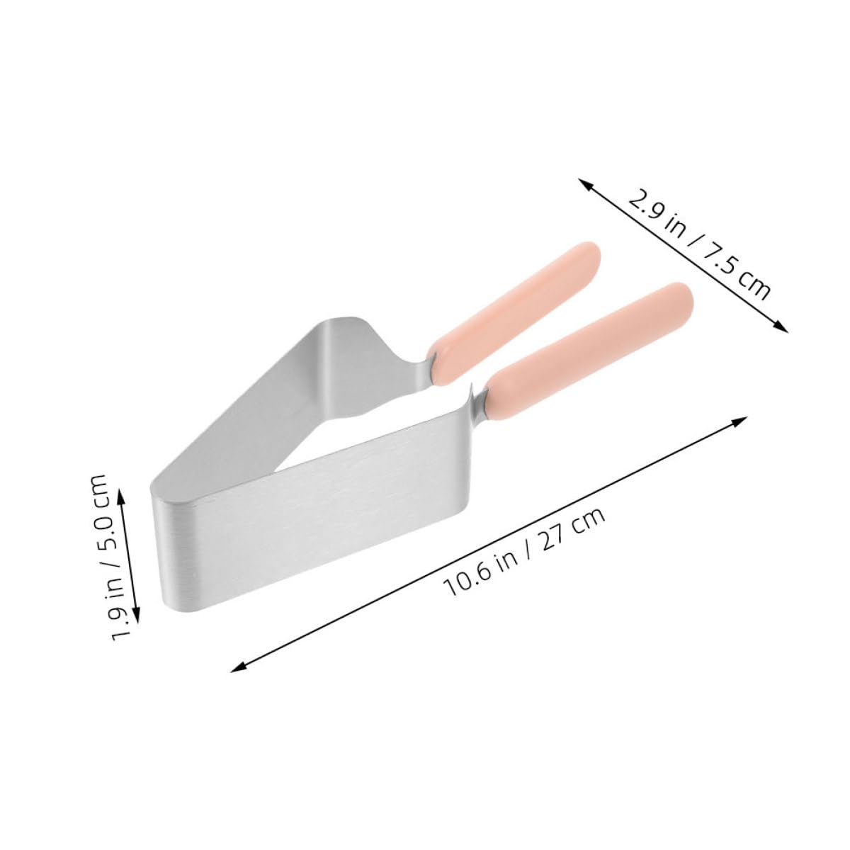 DOITOOL 4 Cortadores de Pasteles de Acero Inoxidable Cortador Triangular para Tartas Servidor para Repostería en 4 Piezas Herramienta de Cocina para Cortar y Servir Pasteles en