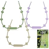 Favson Cup Catcher, Cup Holder, 3 Stück Baby Spielzeug Schnuller Kette Silikon Cup Holder, Toy Strap, Schnuller Kette, 100% Food Grade Silikon, BPA frei